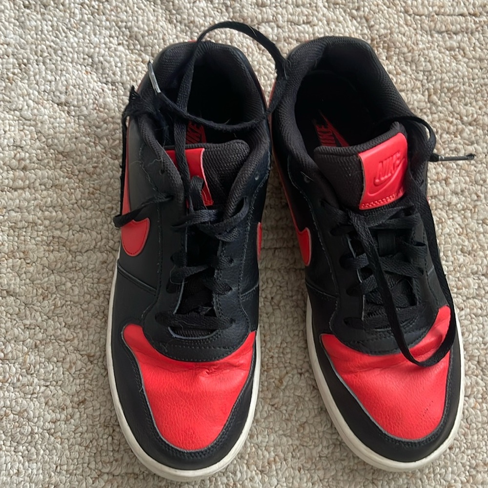 Nike Red and Black Lows